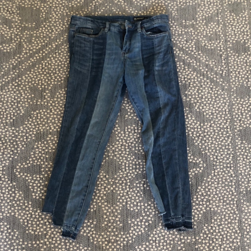 BlankNYC Jeans Striped light and dark wash